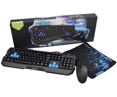 Klaviatūra E-Blue E-Mėlyna E-Mėlyna Polygon + Viršelis (45907)
