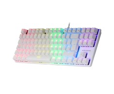 „Mars Gaming MK80“ mechaninė žaidimų klaviatūra RGB / rudas jungiklis / JAV