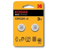 Kodak Lithium CR1220 / 3V Batteries (2pcs)