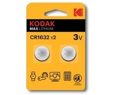 Kodak Lithium CR1632 / 3V Batteries (2pcs)