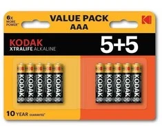 Kodak XTRALIFE Alkaline AAA / 1.5V Baterija (10pcs)