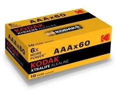 Kodak XTRALIFE Alkaline LR03 / AAA / 1.5V Baterija (60pcs)