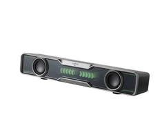 Kompiuterio kolonėlės Edifier | PC Speaker with Quality Sound and Splendid Light Effects | QS30 | 2.5 W | Bluetooth | Belaidė jungtis | 85 dB | Juodas