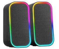 Kompiuterio kolonėlės „Mars Gaming MSOM“ USB DSP stereo garsiakalbiai kompiuteriui, 20 W / RGB / „Bluetooth 5.3“