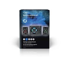 Kompiuterio kolonėlės Nedis kolonėlė Nedis GSPR31021BK 2 krypčių garsiakalbis Juodas Wired 11 W