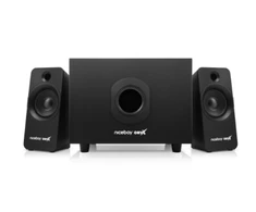 Kompiuterio kolonėlės Niceboy Oryx Vox 2.1 MaxBass garsiakalbiai 25 W / 3,5 mm lizdas / USB