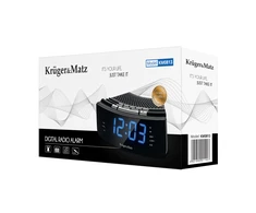 Kruger &amp; Matz KM 813 radijas su laikrodžiu