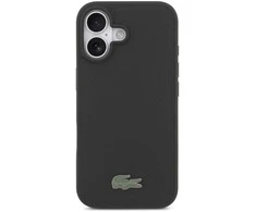 Lacoste Iconic Petit Pique MagSafe dėklas + Wallet skirtas Apple iPhone 17 juodos spalvos