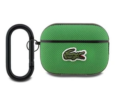 Lacoste Petit Pique Croc Logo Patch dėklas skirtas AirPods Pro 2 žalios spalvos