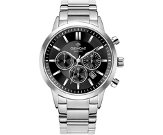 Vyriškas laikrodis Giewont Chronograph Sapphire Sidabrinė Juodas GW8510-B1