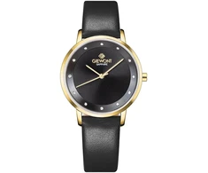 Laikrodis Damski Giewont Sapphire Złoto Juodas GW4130-A4