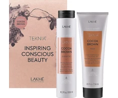 Plaukų priežiūros priemonių rinkinys Lakme Teknia Color Refresh Cocoa Brown, rudais atspalviais dažytiems plaukams