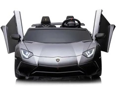 Triton Lamborghini Aventador SV akumuliatorinis važiuojamasis dviratis vaikams kamuolys + bešepetėlinis variklis + pripučiamos padangos + LED garso sistema