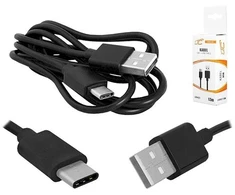 Lamex LX8427 USB - USB C tipo duomenų ir įkrovimo laidas 1,5 m / juodas