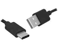 Lamex LX8427 USB - USB C tipo duomenų ir įkrovimo laidas 1,5 m / juodas