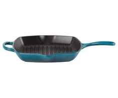 Le Creuset GRILLPFANNE QUADRATISCH SIG 26 CM DEEP TEAL