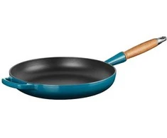 Le Creuset ketaus keptuvė su medine rankena Ø28cm