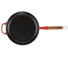 Le Creuset ketaus keptuvė su medine rankena Ø28cm