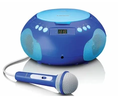 Grotuvas Trevi Lenco CD grotuvas with bluetooth and microphone mėlynas SCD-625BU