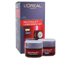Set L'Oreal Paris: Revitalift lazerinis Renew, Hyaluronic Acid, Anti-Ageing, Day, Kreminis, For Face, 50 ml + Revitalift lazerinis Renew, H