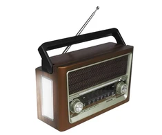 Radio LTC Radio przenośne ELMA RETRO Bluetooth USB latarka
