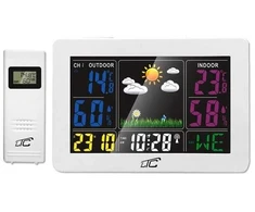 LTC STP07 meteorologinė stotis su spalvotu ekranu