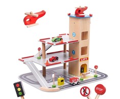 LULILO medinė automobilių stovėjimo aikštelė BENINO dviaukštis miesto garažas