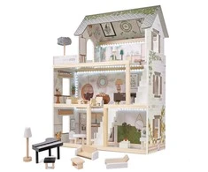 Lulilo Wooden Doll House Floro Boho70cm