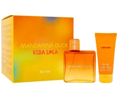 Mandarina Duck Vida Loca rinkinys moterims (EDT, 100 ml + kūno losjonas, 50 ml)