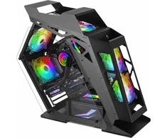 Mars Gaming MC61 Kompiuterio dėklas M-ATX / 4x FAN / ARGB Chroma