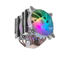 Mars Gaming MCPU-XT procesoriaus aušintuvas, dvigubas bokštinis, aušinimas, 300 W, 2 x 120 mm, ARGB
