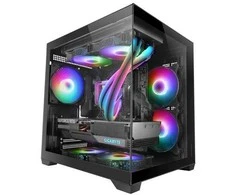 Tacens Mars Gaming MC-VIEW2 Mini Tower Juodas