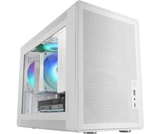 Mars Gaming MCXPSW mATX itin kompaktiškas žaidimų kompiuterio korpusas su tinklelio ir stiklo panele