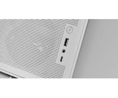 Mars Gaming MCXPSW mATX itin kompaktiškas žaidimų kompiuterio korpusas su tinklelio ir stiklo panele