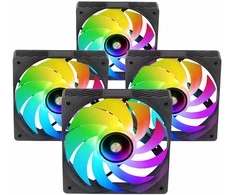tacens Mars Gaming MFSI4KIT computer cooling system Kompiuterio dėklas Fan 12 cm Juodas
