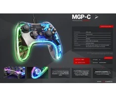 „Mars Gaming MGP-C“ žaidimų valdiklis RGB / USB-C / X ir D įvestims