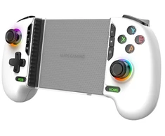 Mars Gaming MGPXPROW „Gamepad“ Bluetooth/USB analoginis/skaitmeninis, skirta „Android“, „PC“, „PlayStation 4“, „Nintendo Switch 2“ / balta
