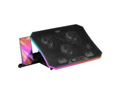 Mars Gaming MNBC6 RGB / USB HUB Nešiojamas kompiuteris Cooling Gaming Stand
