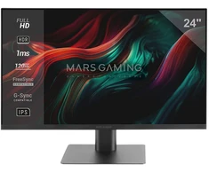 Mars Gaming MV24 24 colių kompiuterio monitorius 1920 x 1080 Fast IPS 120 Hz 1 ms / juodas