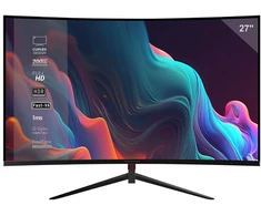 Mars Gaming MV27C 27" lenktas 1500R žaidimų monitorius FHD Fast VA 200Hz / Juodas
