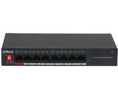 Šakotuvas „Dahua PoE“ komutatorius 8*1000Mbps 8 PoE prievadai, iš viso 96W, BT 90W
