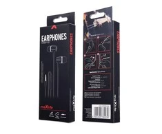 Maxlife laidinės ausinės MXEP-02, 3,5 mm jungtis, juodos