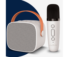 TelForceone Maxlife Bluetooth karaoke garsiakalbis MXKS-100 baltas