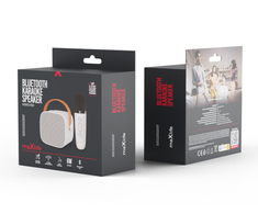 TelForceone Maxlife Bluetooth karaoke garsiakalbis MXKS-100 baltas