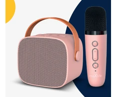 Maxlife Bluetooth karaoke speaker MXKS-100 rožinės spalvos