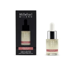 Millefiori Milano Fragrance Soluble in Vanduo Ambra &amp; Rosa, 15 ml