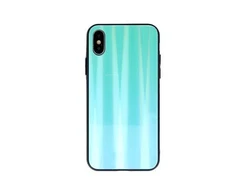„Mocco Aurora“ stiklinis dėklas, skirtas Apple iPhone 7 / 8 / SE 2020, Mėlyna