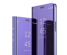 Mocco Clear View atverčiamas dėklas skirtas Samsung A205 Galaxy A20, violetinis