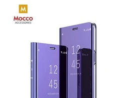 Mocco Clear View atverčiamas dėklas skirtas Samsung A205 Galaxy A20, violetinis