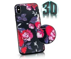 Mocco Flowers 3D dėklas skirtas Apple Iphone 11 Pro Max, juodas
